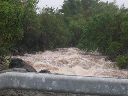les ravine de notre ile son encrue